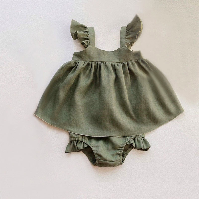 Summer Breeze Dress and Bloomer Set