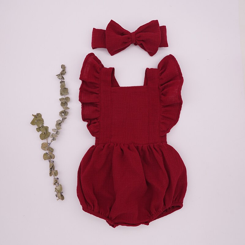 Summer Sunshine Ruffle Romper Set