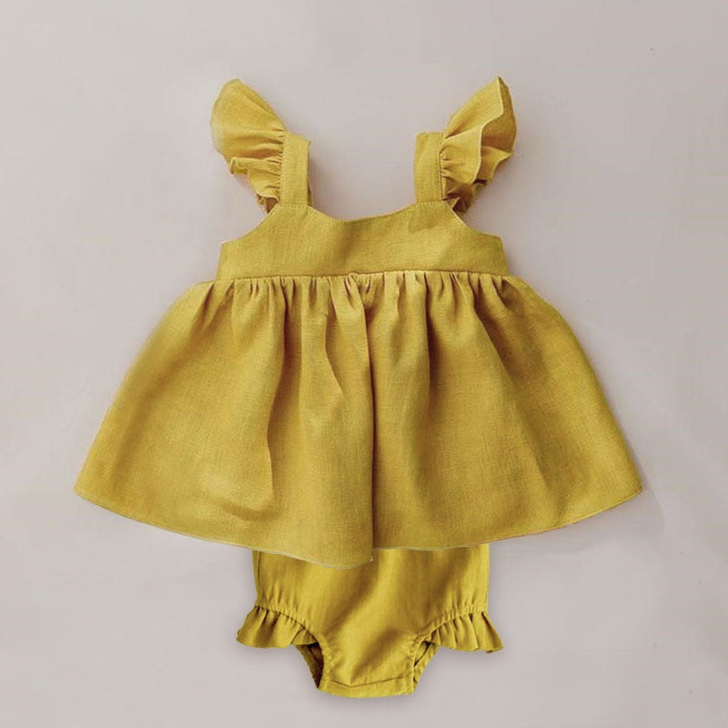 Summer Breeze Dress and Bloomer Set