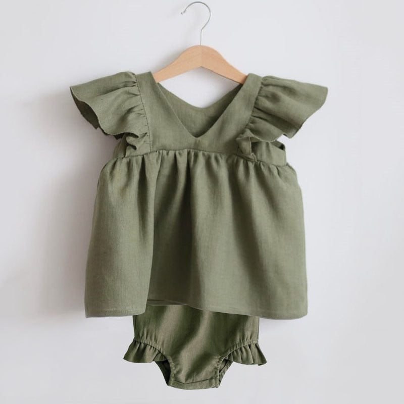 Summer Breeze Dress and Bloomer Set