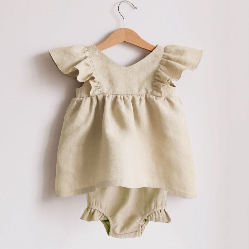 Summer Breeze Dress and Bloomer Set