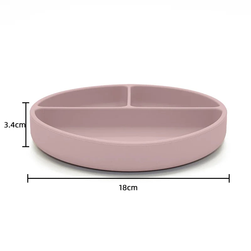 Stay-Put Silicone Feeding Plate