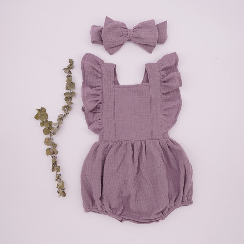 Balloon Ruffle Romper