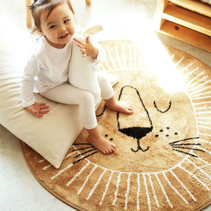 Lion Roar Round Carpet Playmat