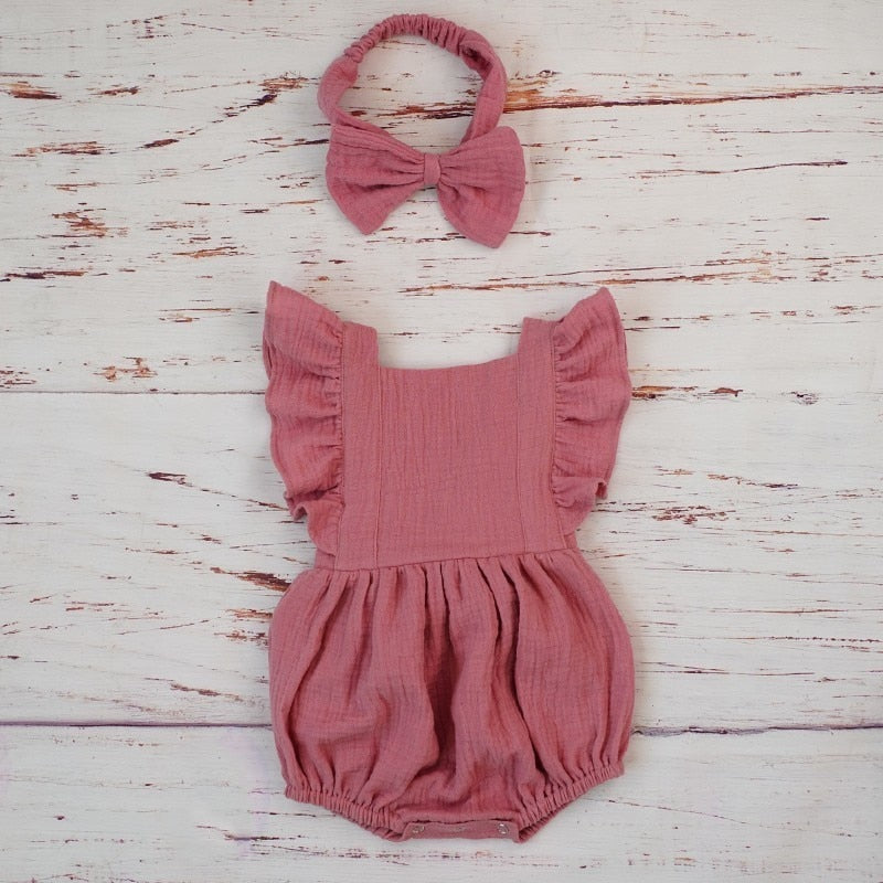 Balloon Ruffle Romper