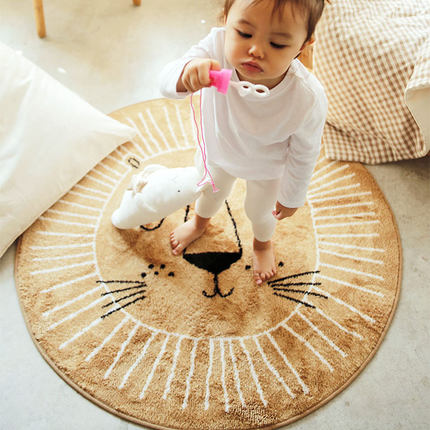 Lion Roar Round Carpet Playmat