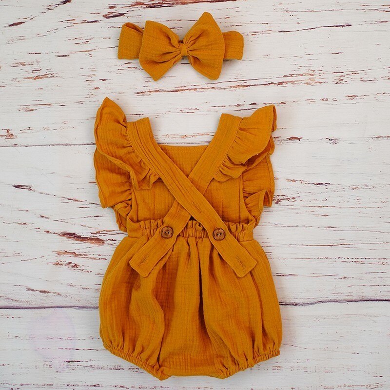 Balloon Ruffle Romper
