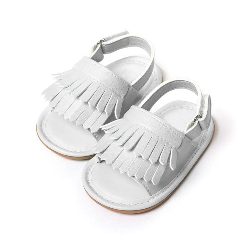 Leather Tassel Summer Sandals