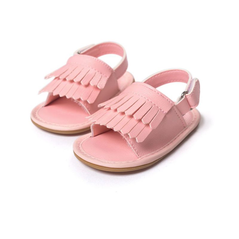 Leather Tassel Summer Sandals