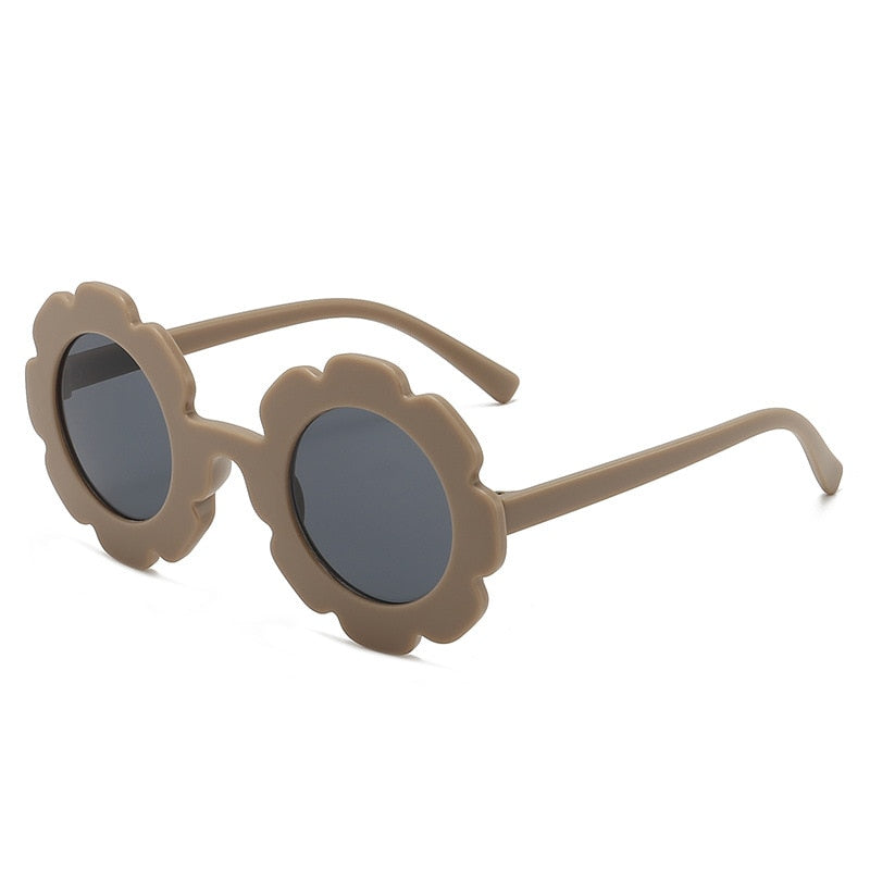 Sunflower Round Kids Sunglasses