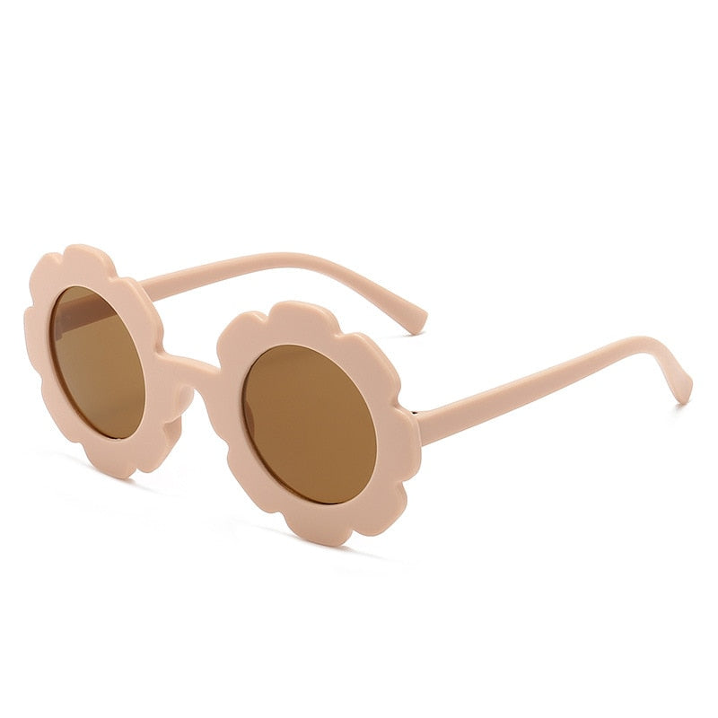 Sunflower Round Kids Sunglasses