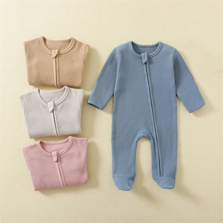 Organic Waffle Knit Onesies