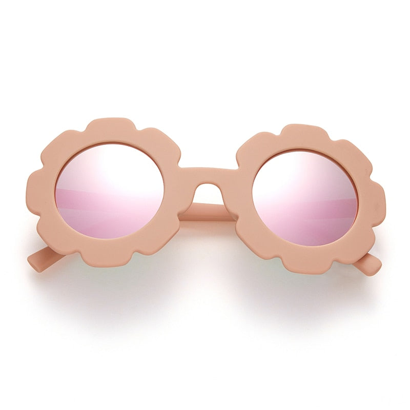 Sunflower Round Kids Sunglasses