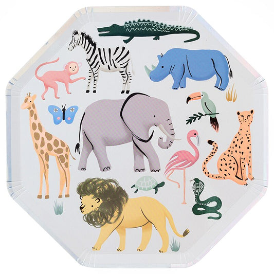 Jungle Bash Birthday Party Plates