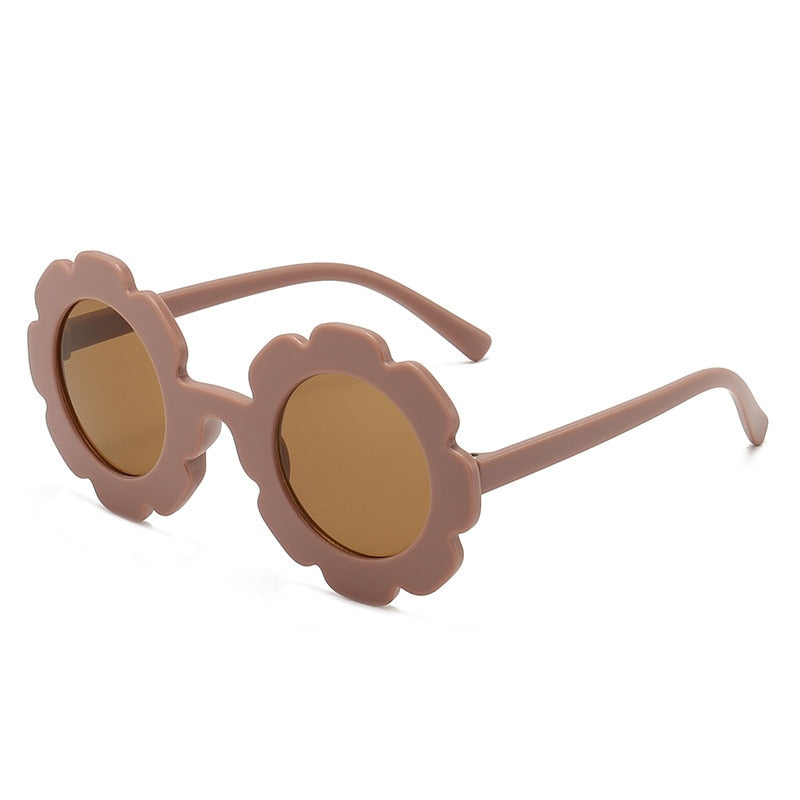 Sunflower Round Kids Sunglasses