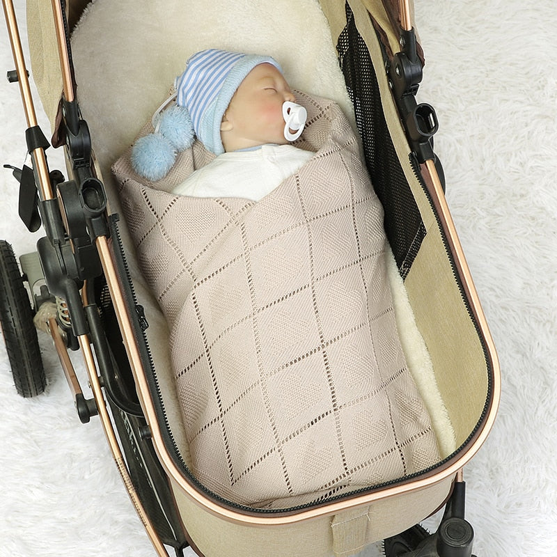 Love Knit Stroller Blanket