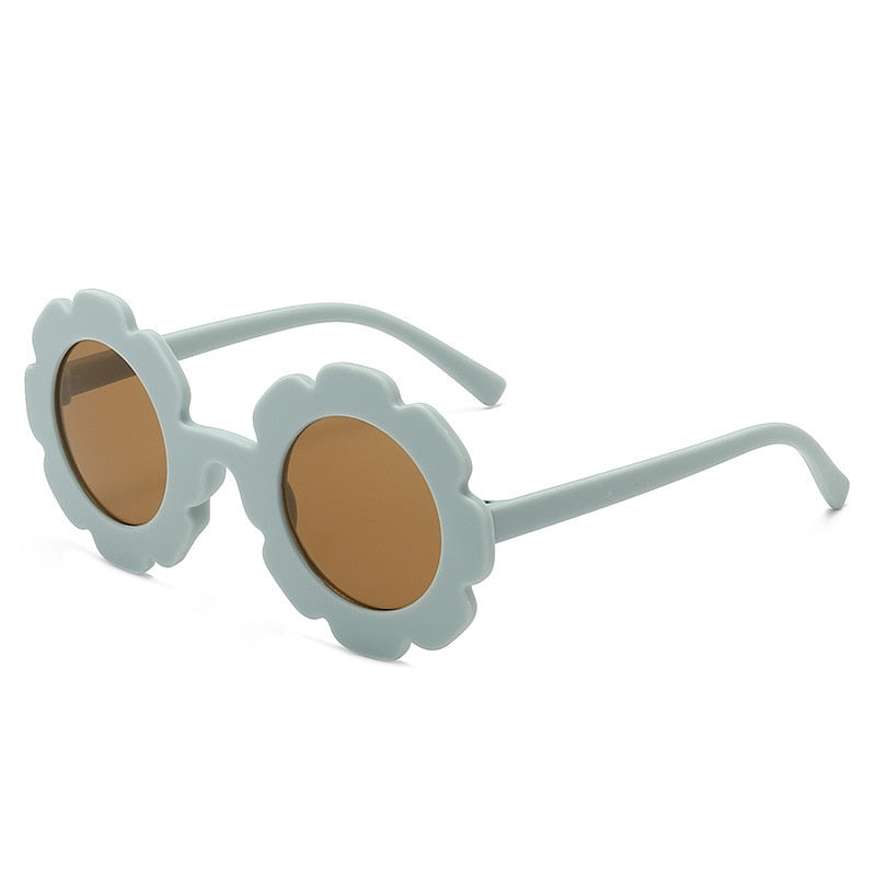 Sunflower Round Kids Sunglasses