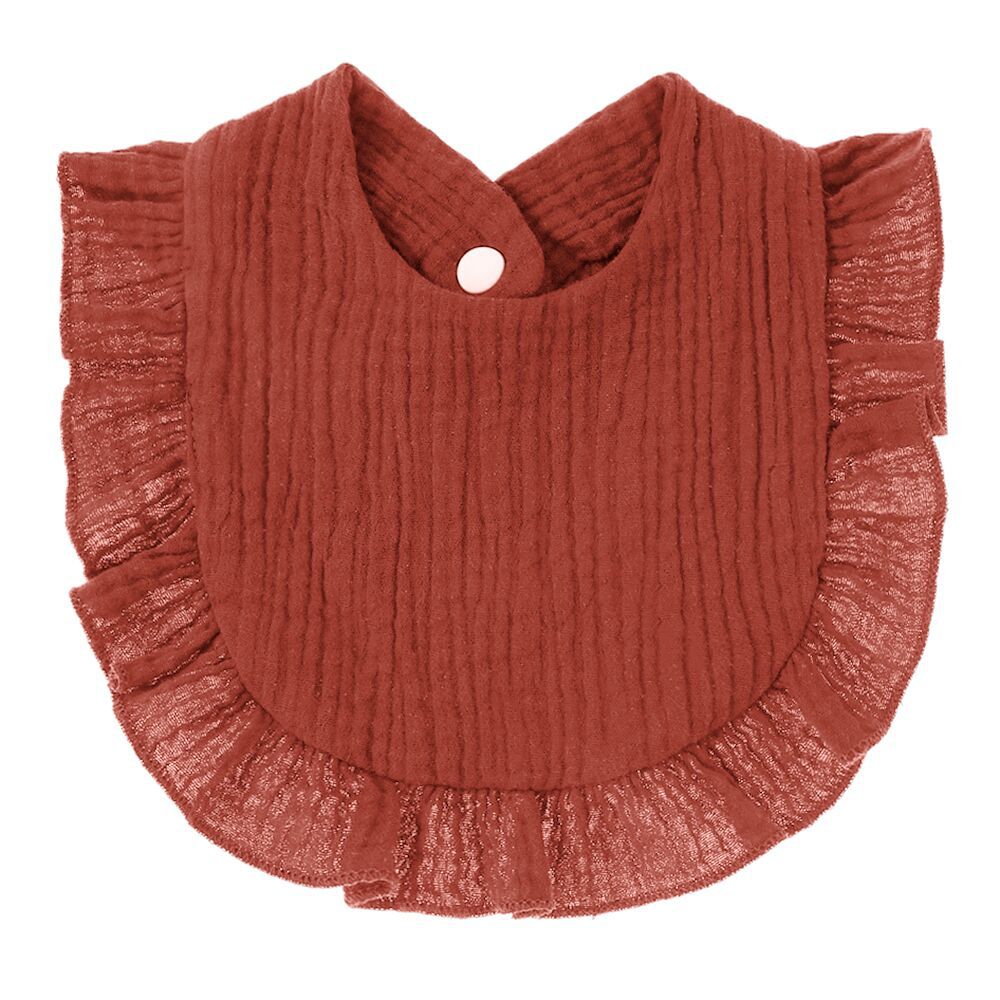 Soft Cotton Ruffle Bibs