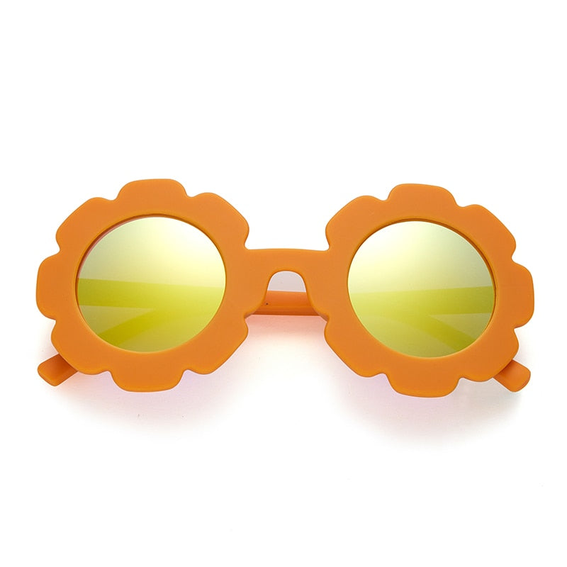 Sunflower Round Kids Sunglasses