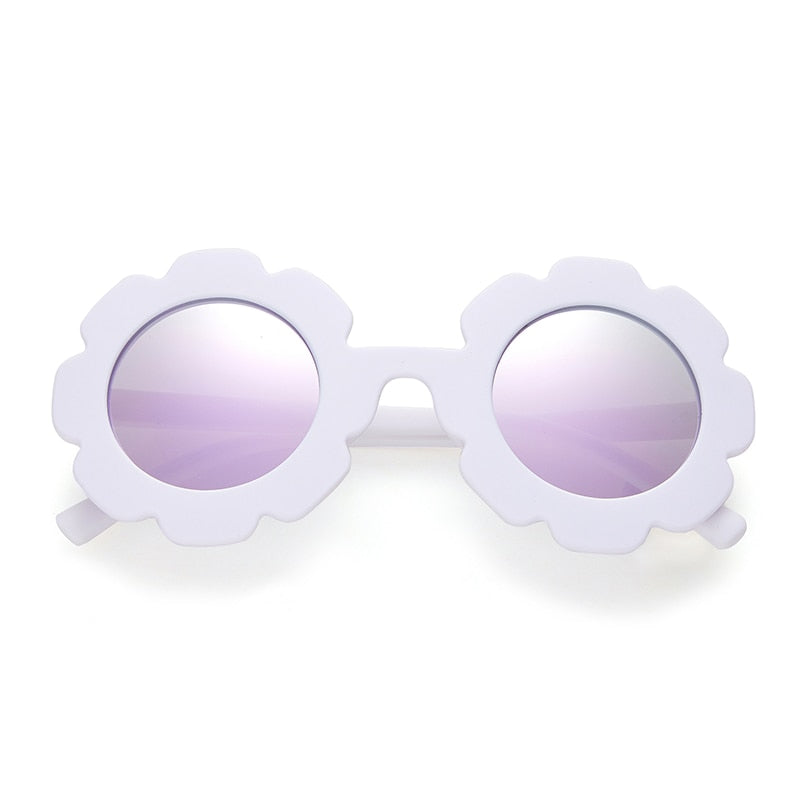 Sunflower Round Kids Sunglasses