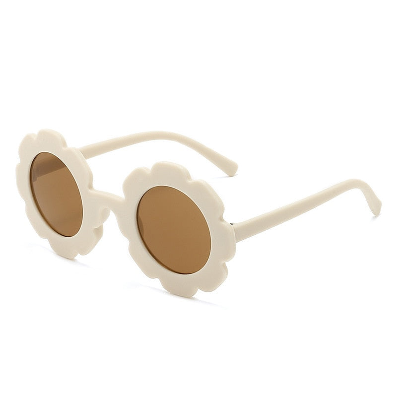 Sunflower Round Kids Sunglasses