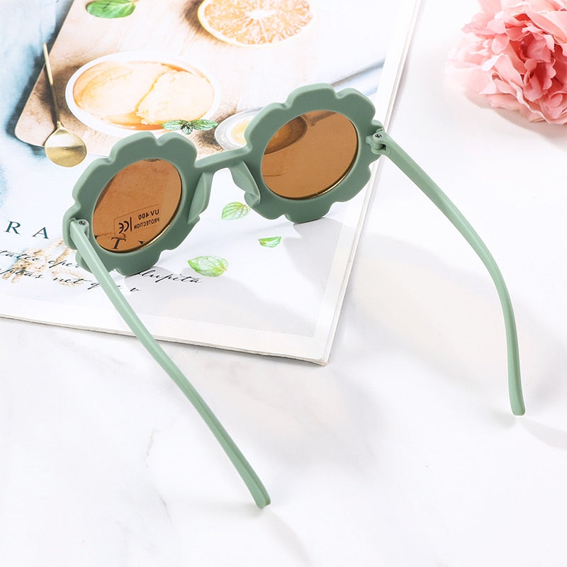 Sunflower Round Kids Sunglasses