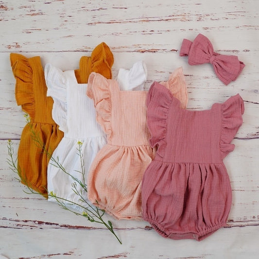 Balloon Ruffle Romper