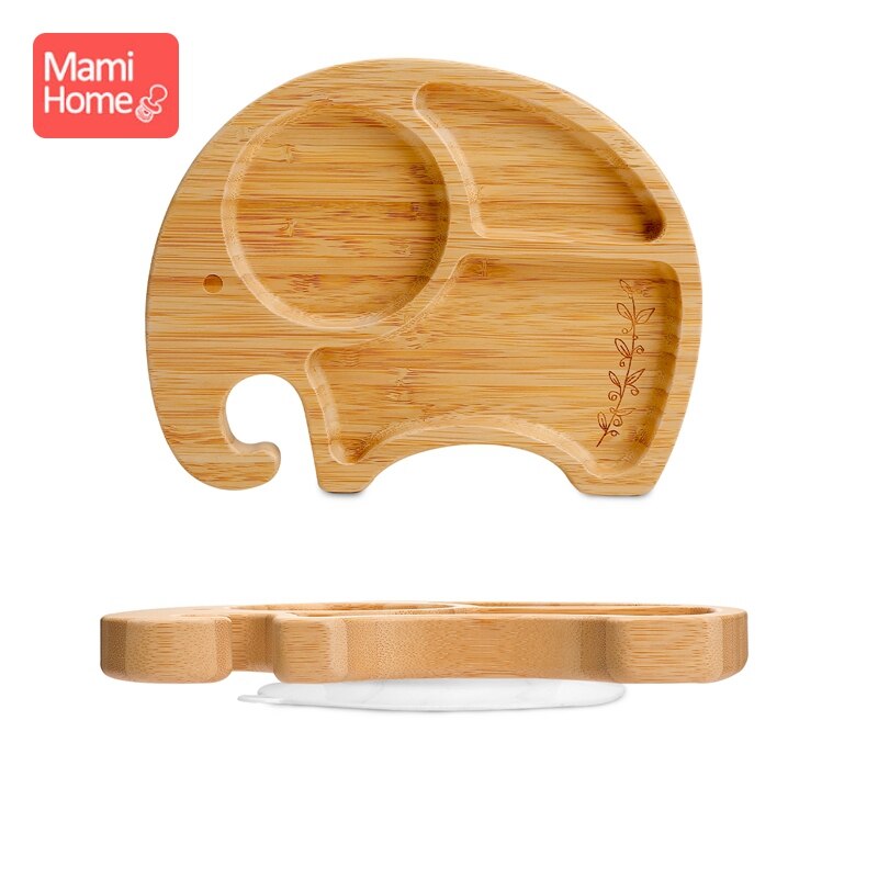 Mami Home Animal Friends Bamboo Feeding Set