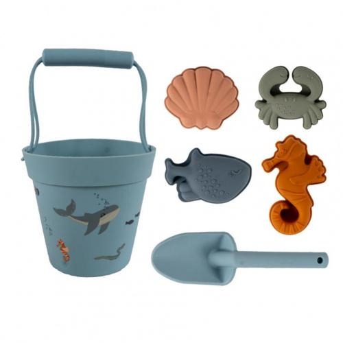 Summer Baby Beach Toy with Bucket Shovel Kits