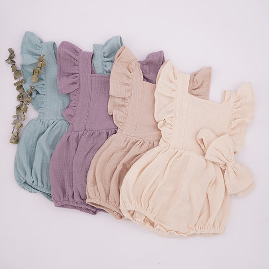 Summer Sunshine Ruffle Romper Set