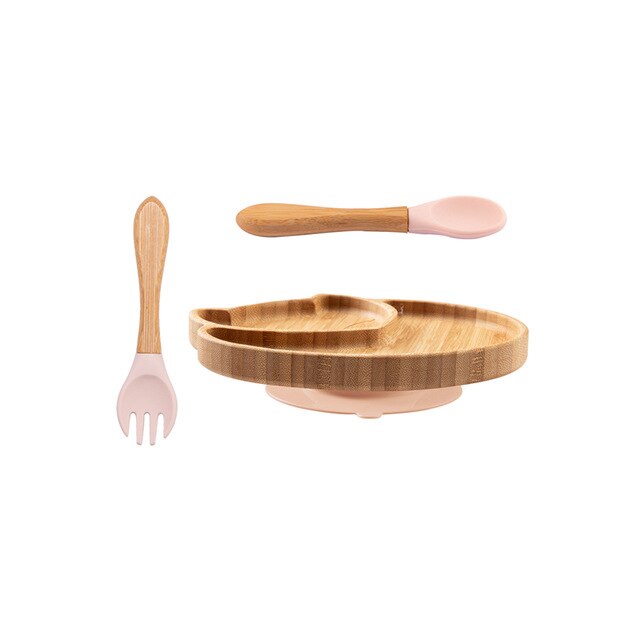 Mami Home Animal Friends Bamboo Feeding Set