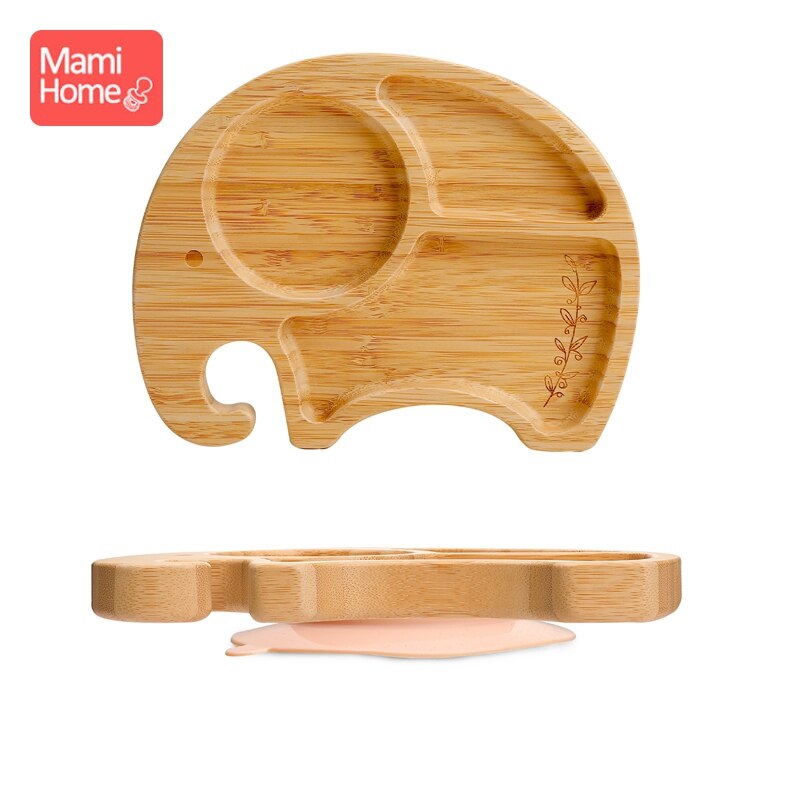 Mami Home Animal Friends Bamboo Feeding Set